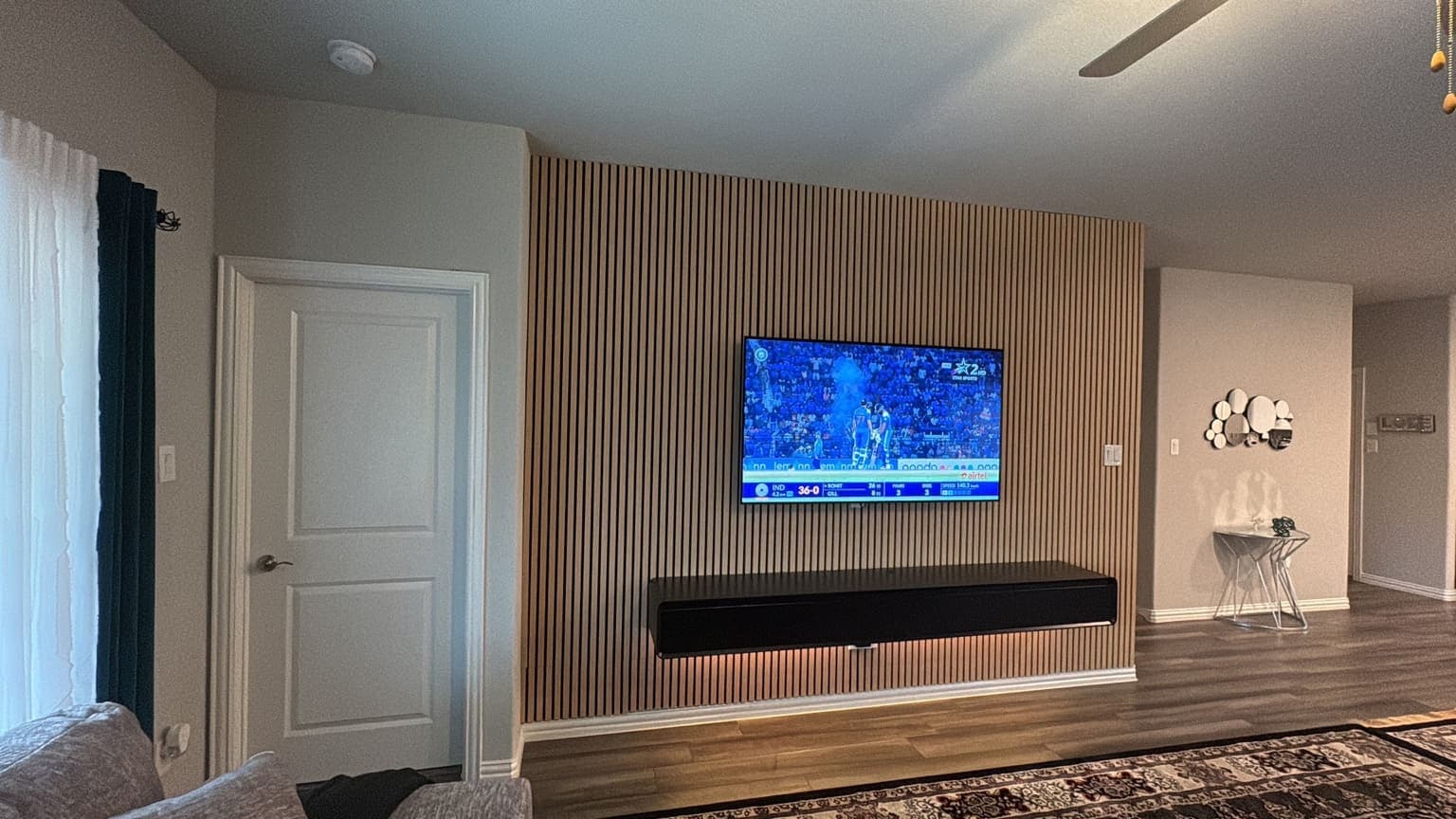 Gypsum board walls with integrated framework for built-in elements and precise measurements