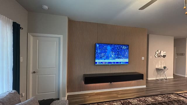 Gypsum board walls with integrated framework for built-in elements and precise measurements